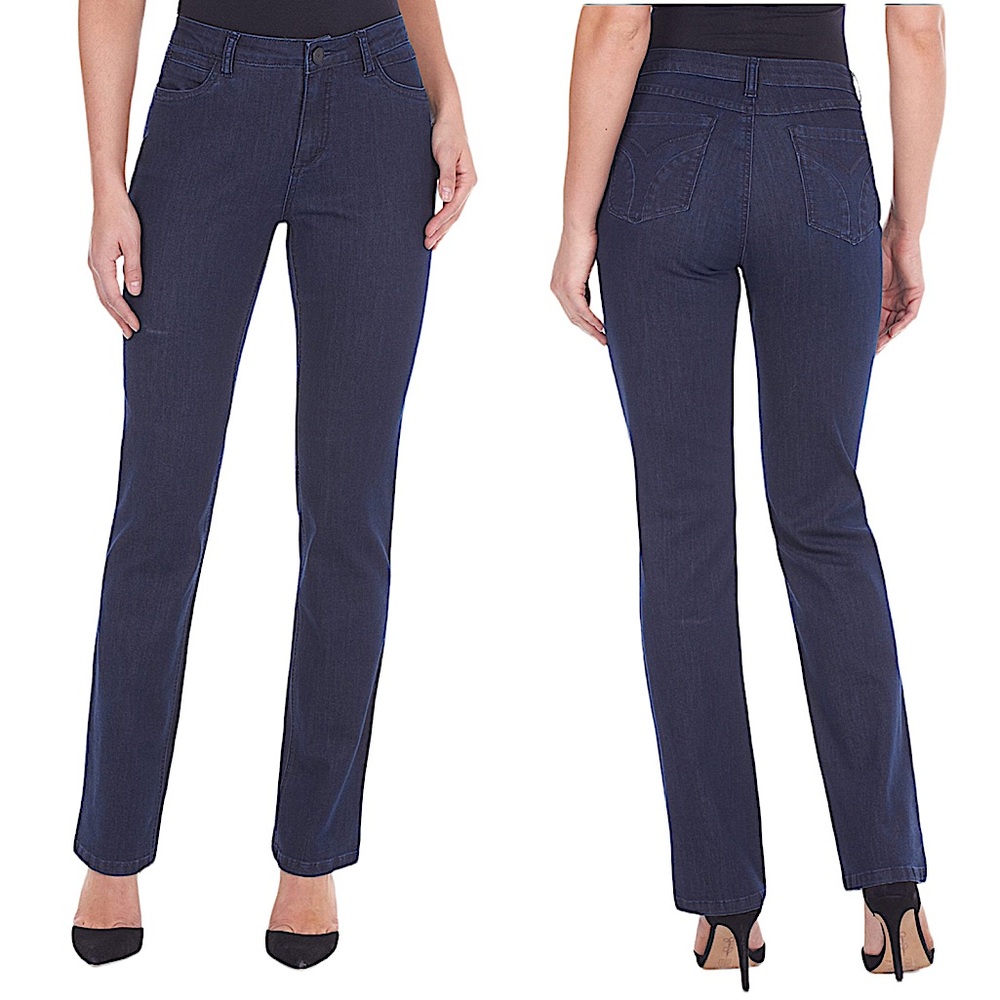 FDJ FRENCH DRESSING JEANS: Supreme Denim Olivia Straight Leg Jeans - Size 12